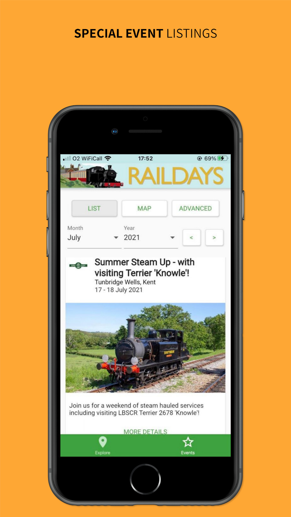 Raildays App Screenshot #2